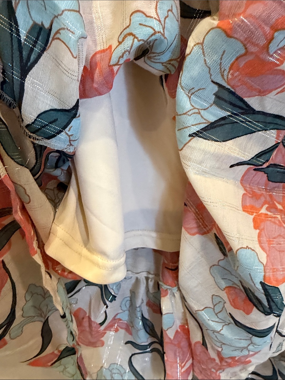 Band of the Free Tiered Floral Maxi Dress with Smocked Bodice Small - Picture 5 of 9